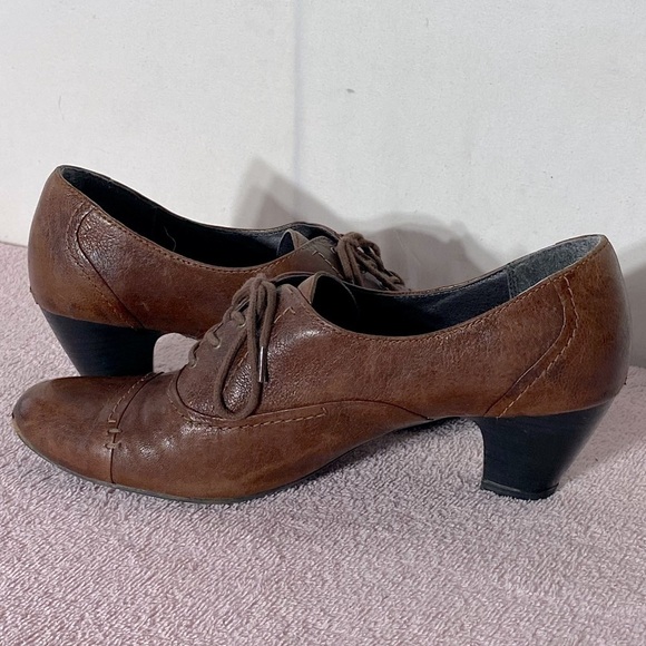 Sekoia Brown Leather Lace Up Shoes 41 - Picture 7 of 15